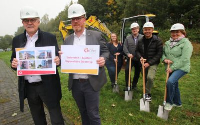 Spatenstich für Anbau am Rathaus Dörentrup: Kreisjugendamt Lippe bekommt mehr Platz