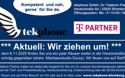 Ein Unternehmen zieht um