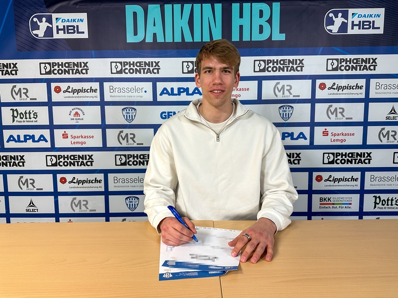 TBV Lemgo Lippe verpflichtet Top-Talent Valkovskis zur Saison 2026/27