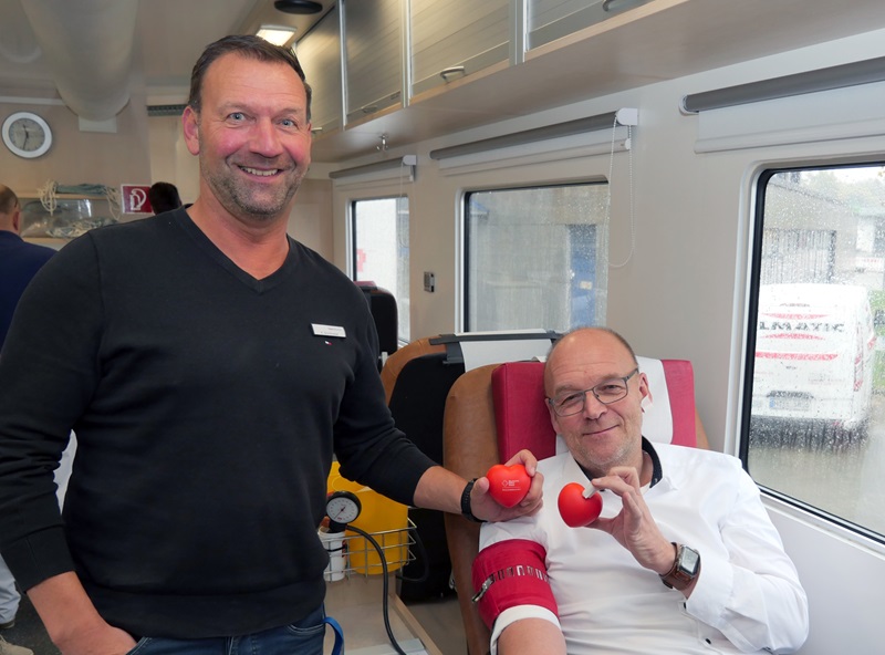 Bereits sechste Blutspende-Aktion im Jobcenter Lippe