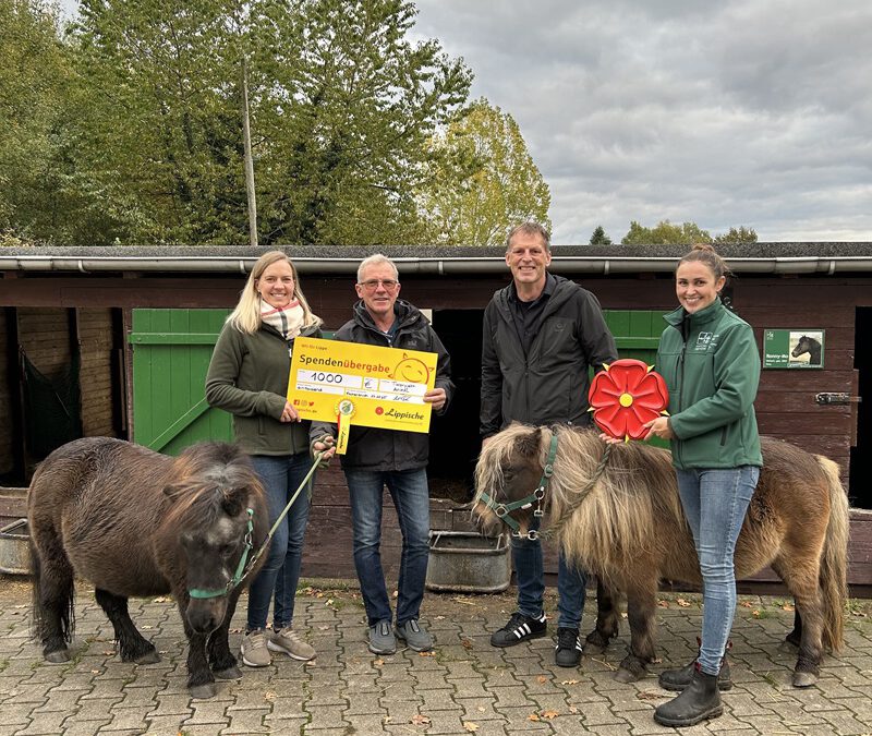 1.000 Euro für das Tierprojekt ANIMAL