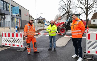 Fertigstellung der Bahnhofstraße