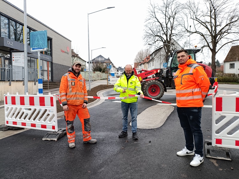 Fertigstellung der Bahnhofstraße