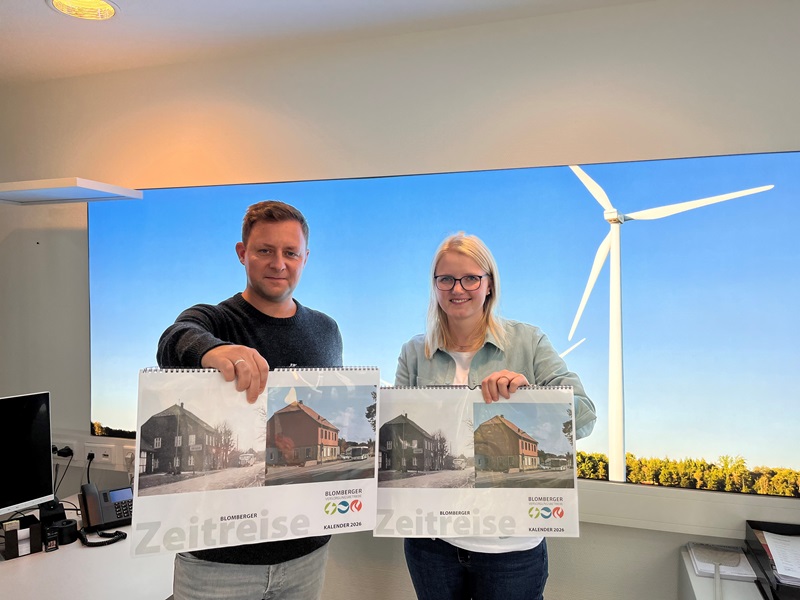 Kalender 2026 der Blomberger Versorgungsbetriebe