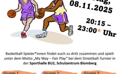 Streetball-Night in Blomberg – „My Way – Fair Play“