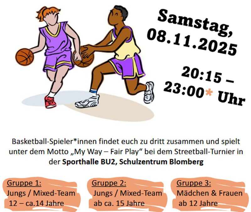 Streetball-Night in Blomberg – „My Way – Fair Play“