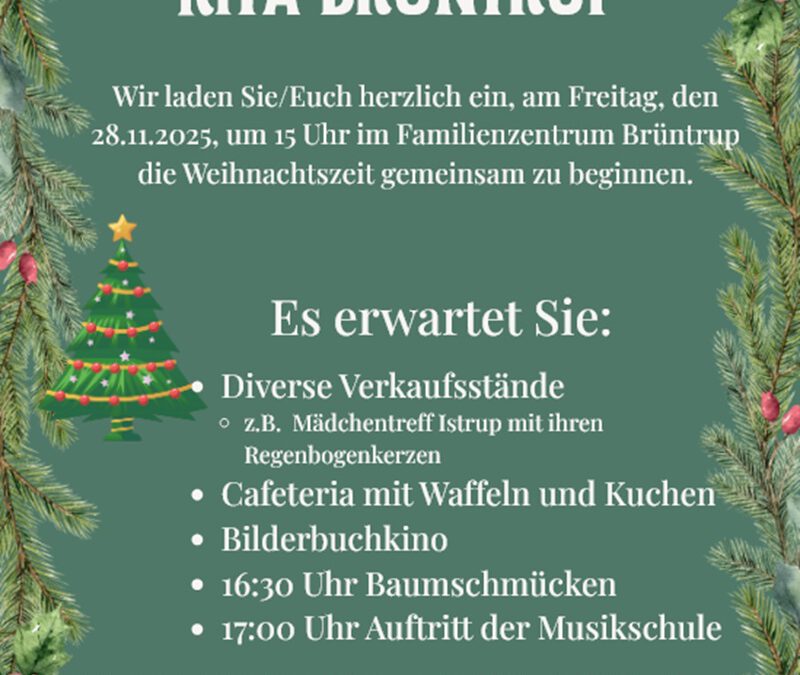 Weihnachten in der Kita Brüntrup