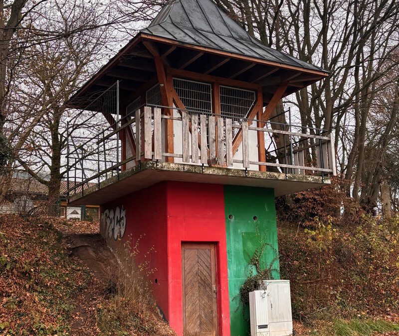 Turm am Schießplatz wird abgerissen