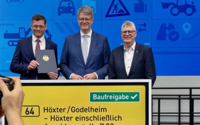 Baufreigabe für B64/83 – Haase beim Verkehrsminister