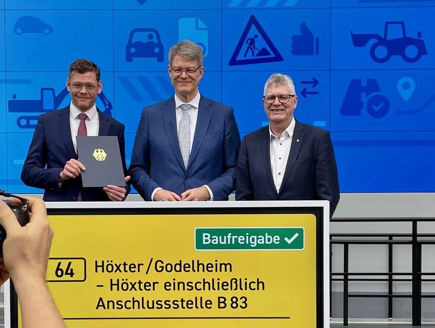 Baufreigabe für B64/83 – Haase beim Verkehrsminister