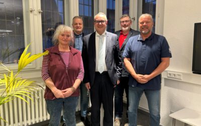 Titelverteidigerin Renate Bracht im Rathaus empfangen