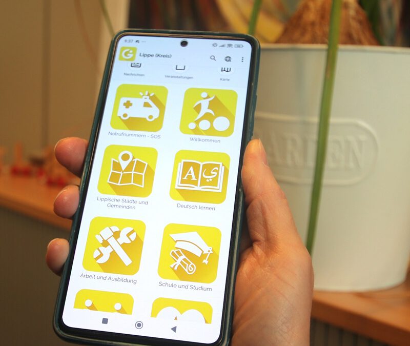 Zwei Jahre Integreat-App im Kreis Lippe