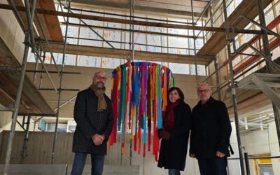 Richtfest: Der Neubau für die Realschule kommt gut voran