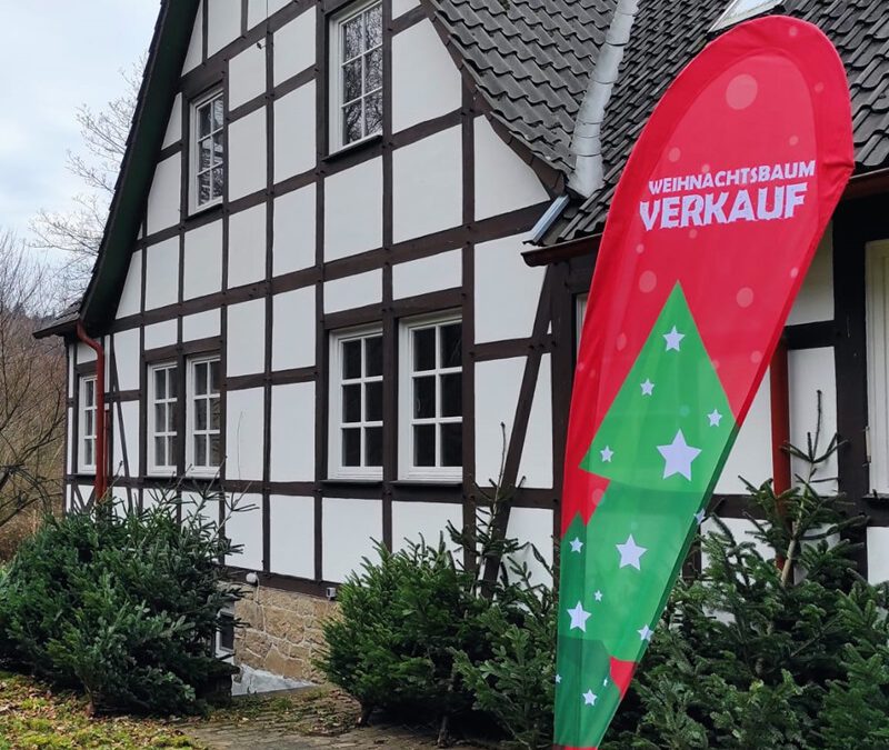 Weihnachtsbaumverkauf an der Försterei Blomberg