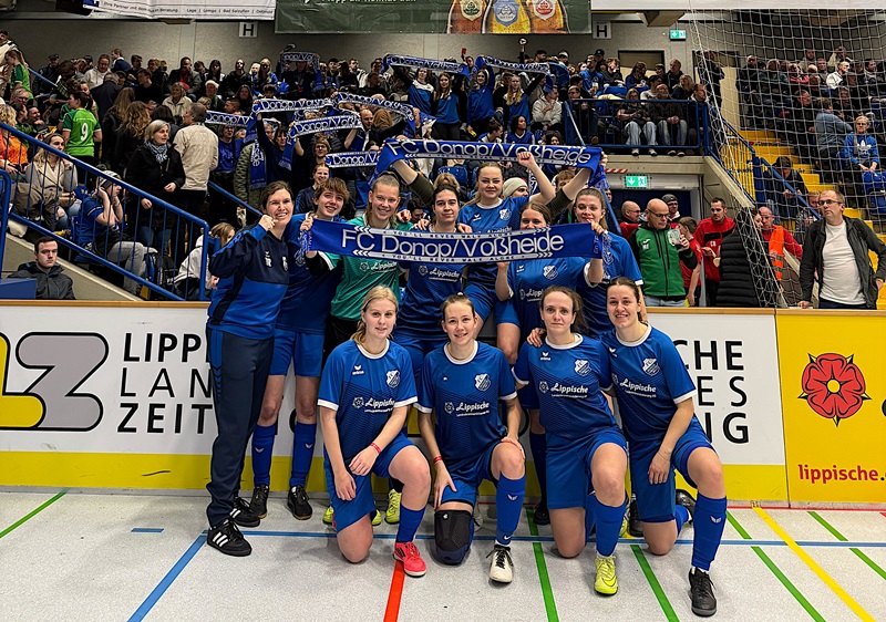 Lippische Hallenfußballmeisterschaft: DonVoß-Ladies erst im Endspiel gestoppt