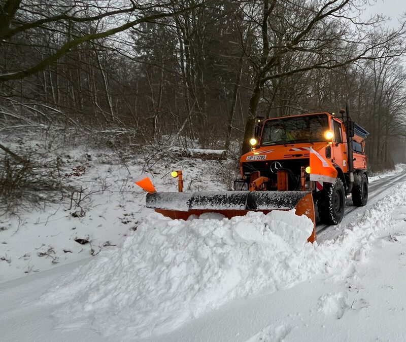 Winterdienst: Städtische Betriebe Lemgo im Dauereinsatz