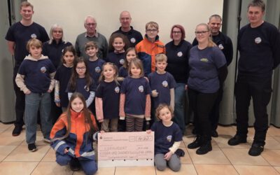 Scheckübergabe der Dorfgemeinschaft Cappel e.V..