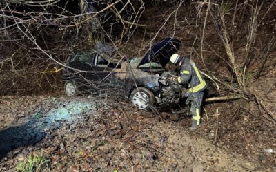 Alleinunfall auf der Nessenbergstraße