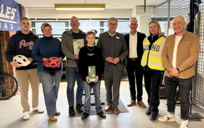 Erste Fahrradfreundliche Schule in Gold