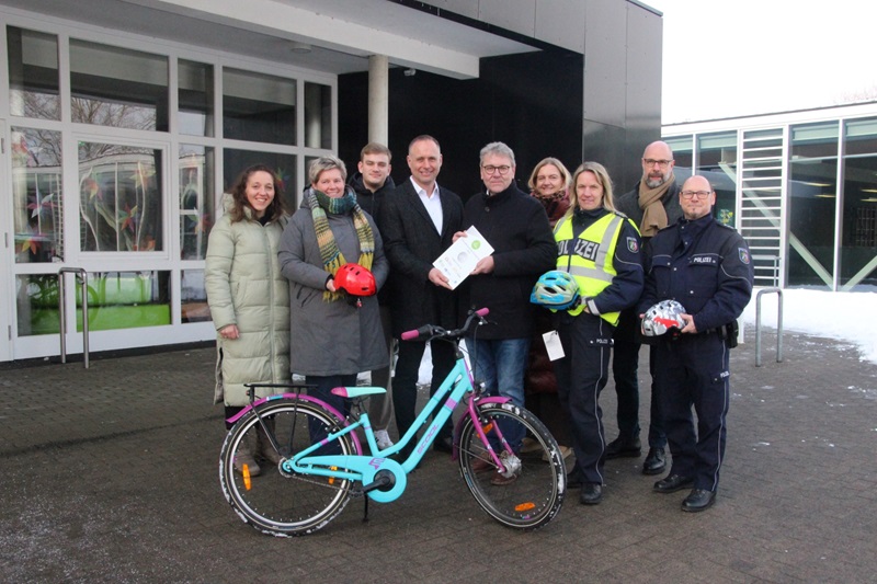 Erste fahrradfreundliche Grundschule