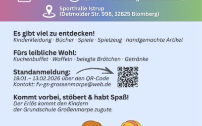 Flohmarkt in der Mehrzweckhalle Istrup