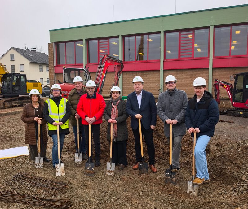 Spatenstich an der Grundschule Großenmarpe