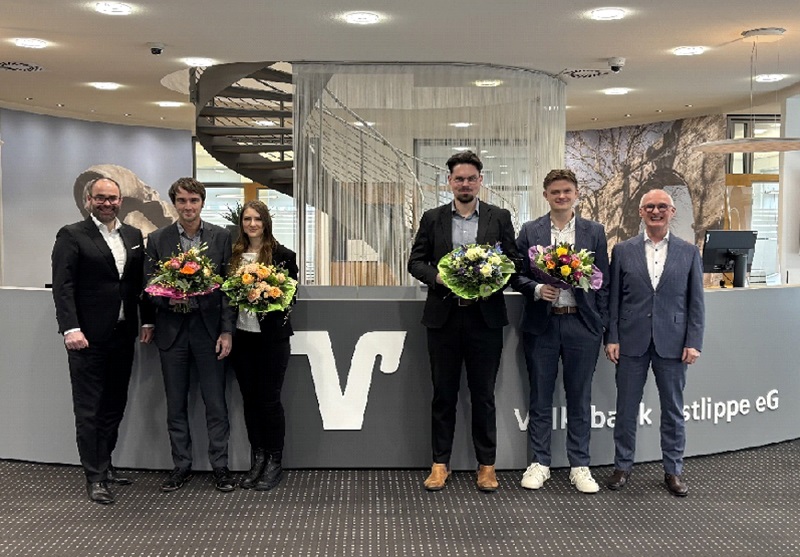 Erfolgreiche Qualifizierungen bei der Volksbank Ostlippe eG