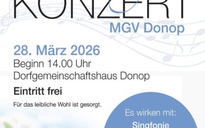 MGV lädt zum Frühlingskonzert