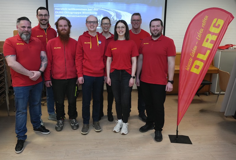 Neuer Vorstand der DLRG OG Blomberg