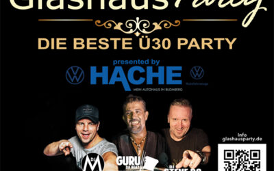 Anzeige: Nur noch einmal schlafen bis zur Glashausparty