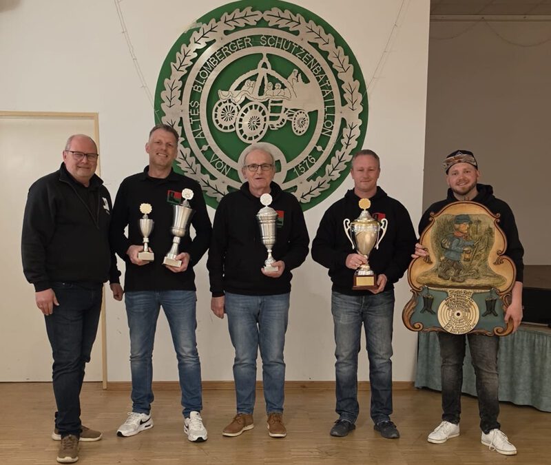 Pokalschießen und Jahreshauptversammlung des Stiefelrott