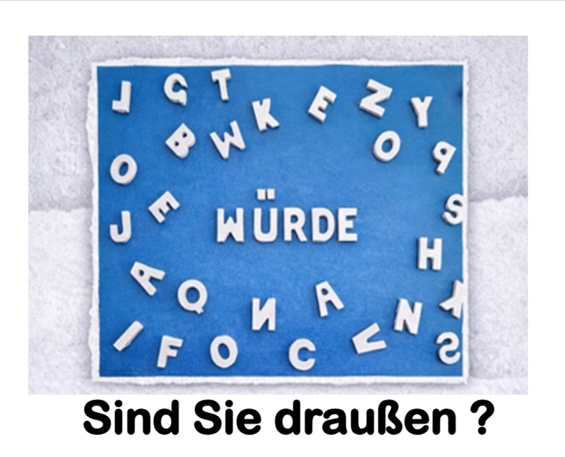 Ausstellung „Sind Sie draußen?“ lädt zur Reflexion über Gesellschaft und Haltung ein