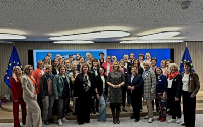 Unternehmerfrauen im Handwerk treffen Europaabgeordnete Mertens in Brüssel
