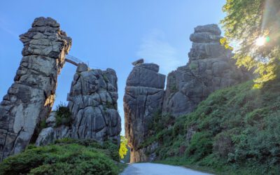 Im Morgenlicht der Externsteine