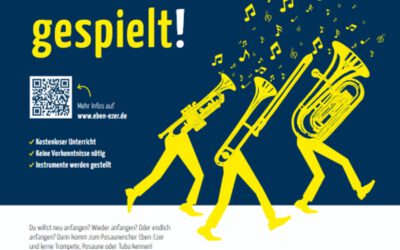 Der Posaunenchor Eben-Ezer spielt groß auf