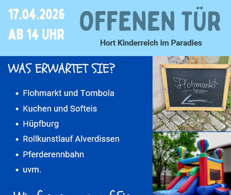 Tag der offenen Tür im Hort Kinderreich