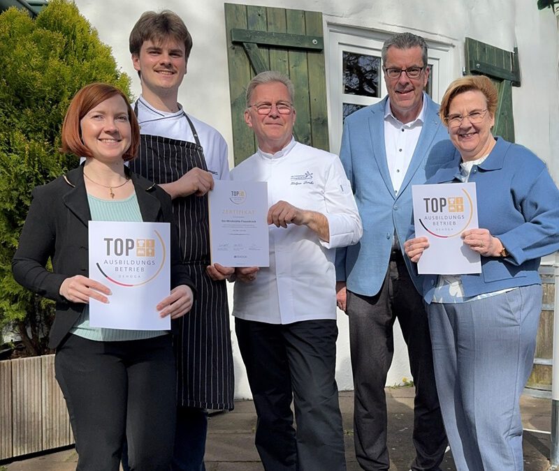 Windmühle Fissenknick als „TOP-Ausbildungsbetrieb“ ausgezeichnet