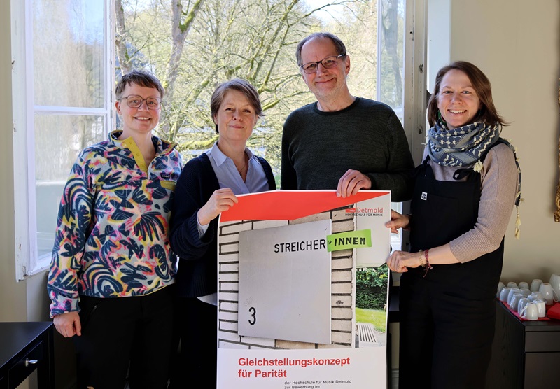 HfM Detmold erhält Prädikat „Gleichstellungsstarke Hochschule“ und Millionenförderung