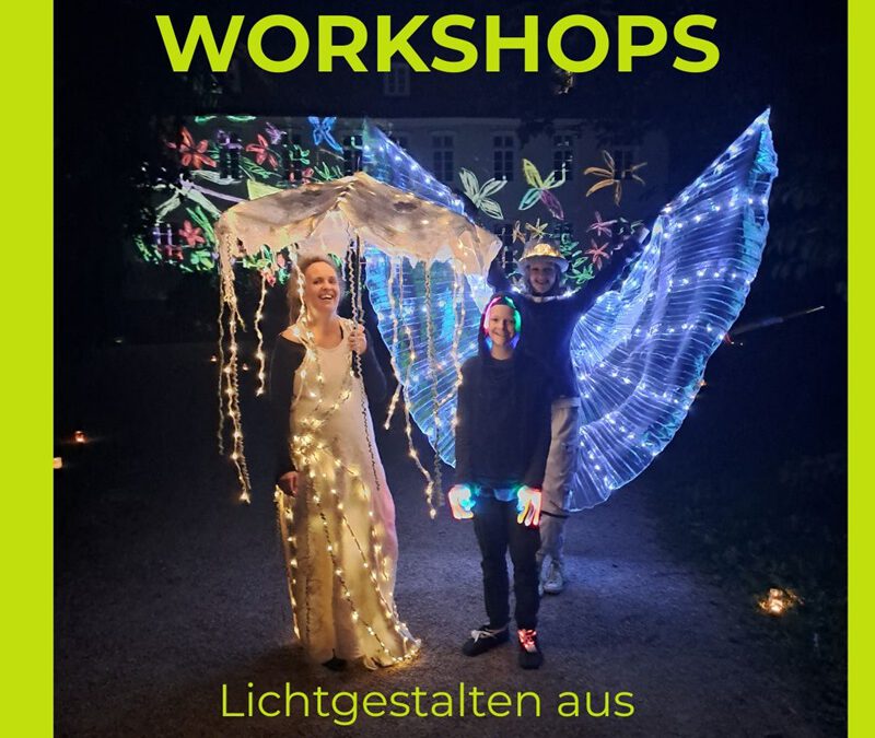 Kreative Lichtgestalten gesucht: Workshops für den Lichtkunst-Spaziergang starten