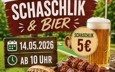 Vatertag auf dem Minigolf