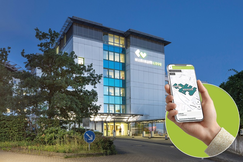 Finden statt Suchen – Klinikum Lippe bietet Indoor-Navigations-App an