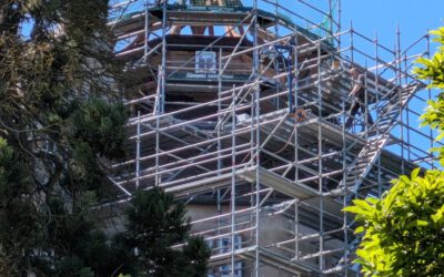 Nordturm von Schloss Varenholz wird restauriert