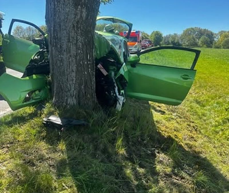 TH P-klemmt 1 / Verkehrsunfall 1 Person eingeklemmt