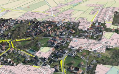 Drohnenbefliegung in Heiden – Kooperationsprojekt liefert Digitalen Zwilling