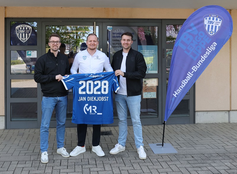 Jan Diekjobst bleibt offizieller Ernährungspartner des TBV Lemgo Lippe