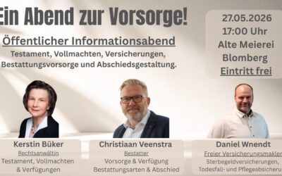 Ein Abend zur Vorsorge