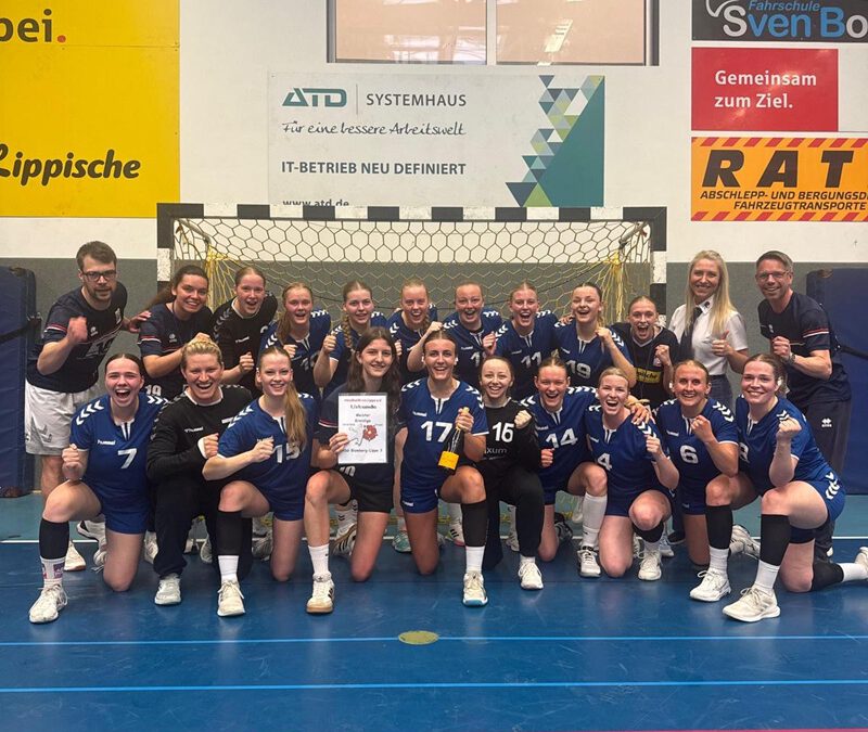 HSG Blomberg Lippe 3 steigt in Handball-Bezirksliga auf