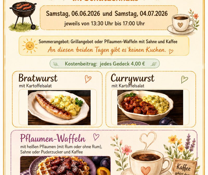 Grillen und frische Waffeln beim ehrenamtlichen Nachbarschaftskaffee Lemgo