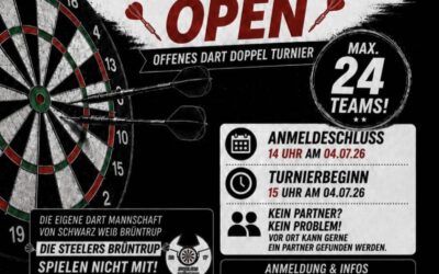 Erstes Brüntruper Darts Open im Rahmen des 95-jährigen Sportfestes