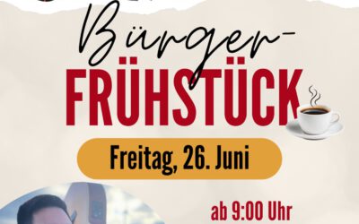 Bürgerfrühstück auf dem Blomberger Marktplatz